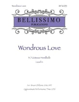 Wondrous Love Handbell sheet music cover